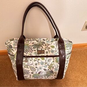 Gigi Hill Botanica Floral Tote Bag - Large Travel Shoulder Bag